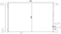 MTR Condensator, climatizare MTR 13054738 (13054738) - fixbox