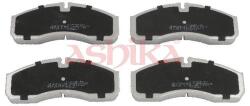 ASHIKA Set placute frana ASHIKA 50-00-0233 (50-00-0233)
