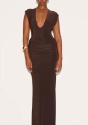 Prettylittlething Barna Illeszkedő Fodros Ruha Nyitott Vállakkal Prettylittlething 38