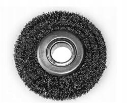 SZCZOTPOL Tárcsás drótkefe Szczotpol acélhuzal 200 mm furat 32 mm (B100.40)