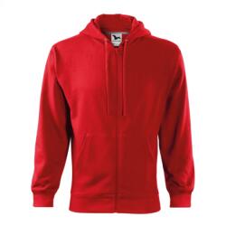 MALFINI Trendy Zipper pulóver piros M (MF410)