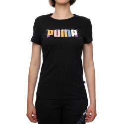 PUMA ESS+ Graphic pamut póló női 679916 01 L