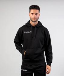 Givova Con Cappuccio pamut pulóver férfi fekete 0010 XL (0010)