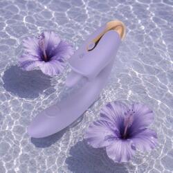  Vibrator Zenya cu Tapping si Limba pentru Clitoris, 18 Functii, IPX7, USB, 18 cm Vibrator