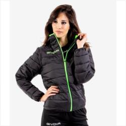 Givova Olanda Unisex kabát fekete-zöld fluo 1034 XS (1034)