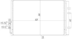MTR Condensator, climatizare MTR 13054466 (13054466) - fixbox
