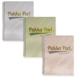 Pukka Pad Spirálfüzet, A4+, vonalas, 100 lap, PUKKA PAD ˝Haze Jotta˝, vegyes szín