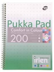 Pukka Pad Spirálfüzet, A4, vonalas, 100 lap, PUKKA PAD ˝Irlen Jotta Green˝