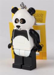 LEGO® Kulcstartó, LED világítással, LEGO ˝Panda Guy˝