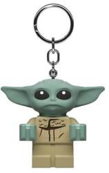 LEGO® Kulcstartó, LED világítással, LEGO ˝Star Wars The Mandolarian - Grogu˝