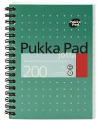 Pukka Pad Spirálfüzet, A6, vonalas, 100 lap, PUKKA PAD, ˝Metallic Jotta˝