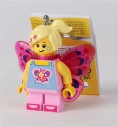 LEGO® Kulcstartó, LED világítással, LEGO ˝Butterfly Girl˝