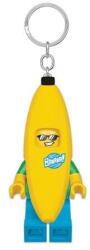 LEGO® Kulcstartó, LED világítással, LEGO ˝Banana Guy˝
