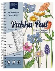 Pukka Pad Spirálfüzet, B5, vonalas, színezővel, 100 lap, PUKKA PAD ˝Jotta Notebook˝, vegyes szín