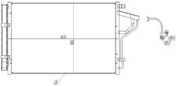 MTR Condensator, climatizare MTR 13054422 (13054422) - fixbox