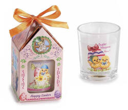  Lumanare Paste in cutie cadou aroma Easter Blossom Ø 5, 5 cm x 6, 5 H (A14.16.60B)