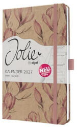 Sigel Naptár, A5, heti, 2027, kemény borító, SIGEL "Jolie", Magnolia Dreams (7J813)