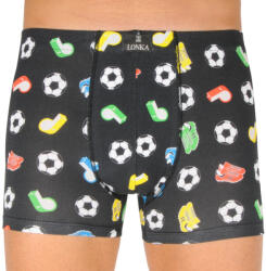 Lonka Boxeri bărbați Lonka multicolori (Kevin-fotbal) XL (165148)