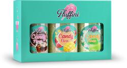 Fractal Colors Zahar pentru vata de zahar Fluffini Cola, Mar, Mango 3x150g