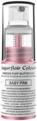 Sugarflair Colours Colorant Pudra cu Pompita Roz Deschis Sugarflair Baby Pink Glitter