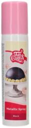 FunCakes Spray alimentar metalic Negru Funcakes