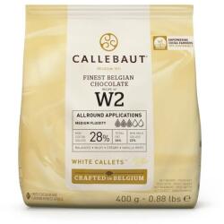 Callebaut Ciocolata alba Callebaut W2 400g