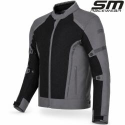 SM Racewear Geaca moto textila SM Racewear MeshTech - Barbati - Vara - Ventilata integral - Protectii CE - Negru (GTM023-MG)
