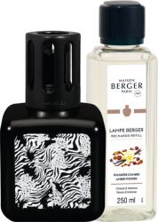 Maison Berger Paris Lampă catalitică Glacon Black Zebra cu parfum Amber Powder (4809)