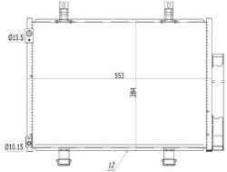 MTR Condensator, climatizare MTR 13054700 (13054700) - fixbox