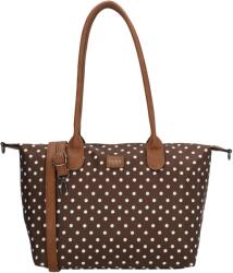 Charm London Buckingham 20776 Dots white-dark brown