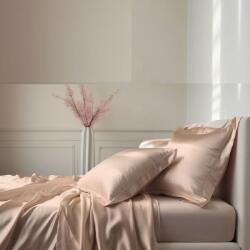Kotonia Home Set 2 fete de perna Kotonia Home Damasc Saten DeLux, 50×70 cm, 100% bumbac, beige (004503-50-1) Lenjerie de pat