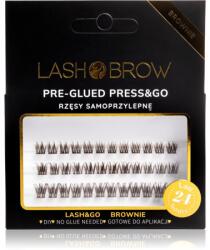 Lash Brow Press&Go Self-Adhesive Eyelashes gene false smocuri autoadezive Daily Natural Brownie 1 buc