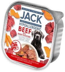Jack hipoallergén pástétom marhahús édesburgonyával 12x150g