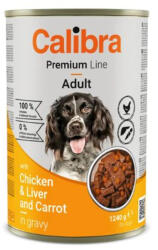 Calibra Dog Premium with Chicken&Liver konzerv 12x1240g
