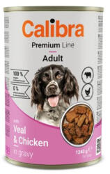 Calibra Dog Premium with Veal&Chicken konzerv 12x1240g