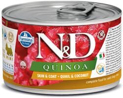 N&D Dog Quinoa konzerv fürj&kókusz 6x140g
