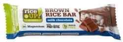 RiceUP! gluténmentes puffasztott barna rizsszelet tejcsokoládéval 18g