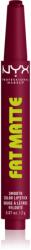 NYX Cosmetics Fat Matte balsam de buze cu efect matifiant Berry Smooth 2 g