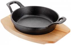 Judge Sizzle&Serve tapas tálalókészlet, öntöttvas/fa, 15x6.5 cm, fekete/barna (HO-JST50)