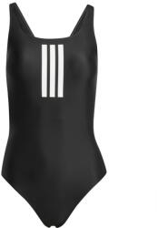 Adidas 3 Stripes V-Back női úszódressz - Fekete/Fehér, 40-es méret