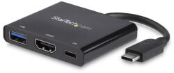 StarTech CDP2HDUACP, Vezetékes, USB 3.2 Gen 1 (3.1 Gen 1) Type-C, Fekete, 5 Gbit/s, 4096 x 2160 pixelek, Műanyag (CDP2HDUACP)