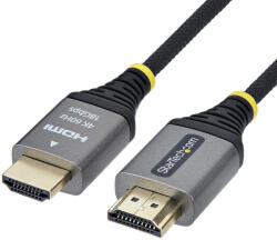 StarTech HDMI2-FLEX-4K60-3M, 3 M, HDMI A-típus (Standard), HDMI A-típus (Standard), 18 Gbit/s, Audio Return Channel (ARC), Fekete, Ezüst (HDMI2-FLEX-4K60-3M)