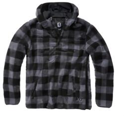 Brandit Teddyfleece Worker pulóver dzseki, fekete szürke, 4XL (BF-5023.28.4XL)