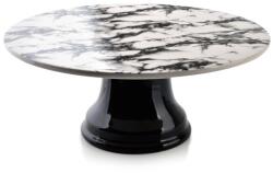 Mondex Louise Marble, Kínáló tál Porcelán, 25x25x10 cm, Fehér/fekete (HTDD0158Mondex)