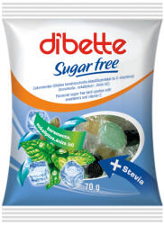 DIBETTE Wellness cukorka 70g vegyes mentolízű édesítőszerekkel