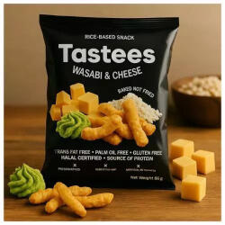 Tastees Gustare wasabi și brânză 65g