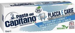  Paste del Capitano Placca e Carie împotriva plăcii dentare și a cariilor cu mentă BIO 75 ml