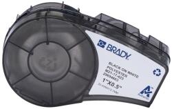 Brady M21-17-423 / 152096, 25.40 mm, poliészter, fekete nyomtatás / fehér háttér (152096)