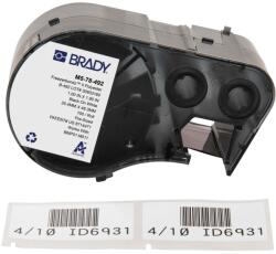 Brady M5-78-492 / 170896, 25.40 mm, Poliészter, fekete nyomtatás / fehér háttér (170896)