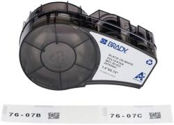 Brady M21-30-423 / 152098, 38.10 mm, poliészter, fekete nyomtatás / fehér háttér (152098)